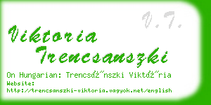 viktoria trencsanszki business card